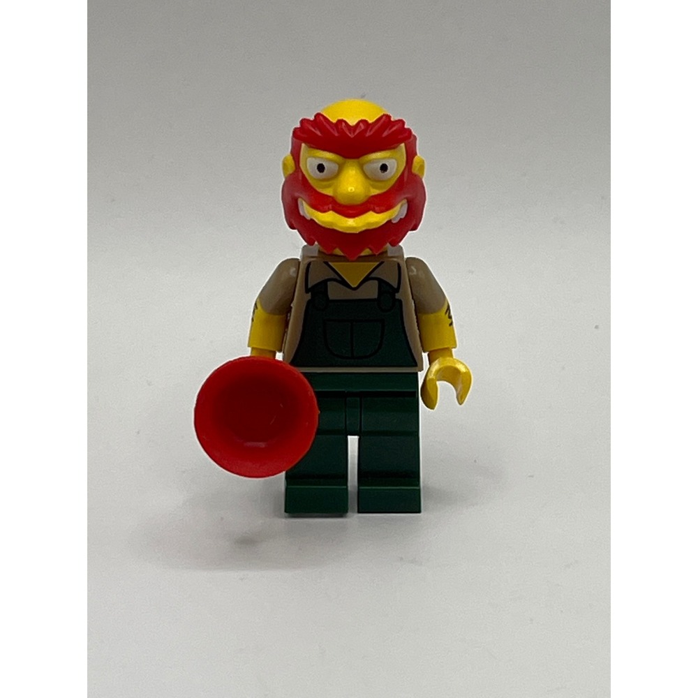 LEGO The Simpsons Series 2 Groundskeeper Willie Minifigure Sim039 with Plunger